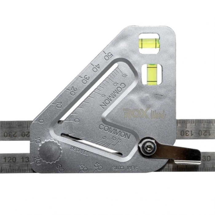 Liniar cu bula de masurat unghiuri ROX Wood 153ROX0122, 350 mm [4]