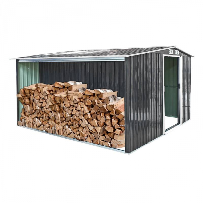 Magazie de depozitare pentru gradina XXL Dema 47096, 328 x 314 x 159/188 cm [7]