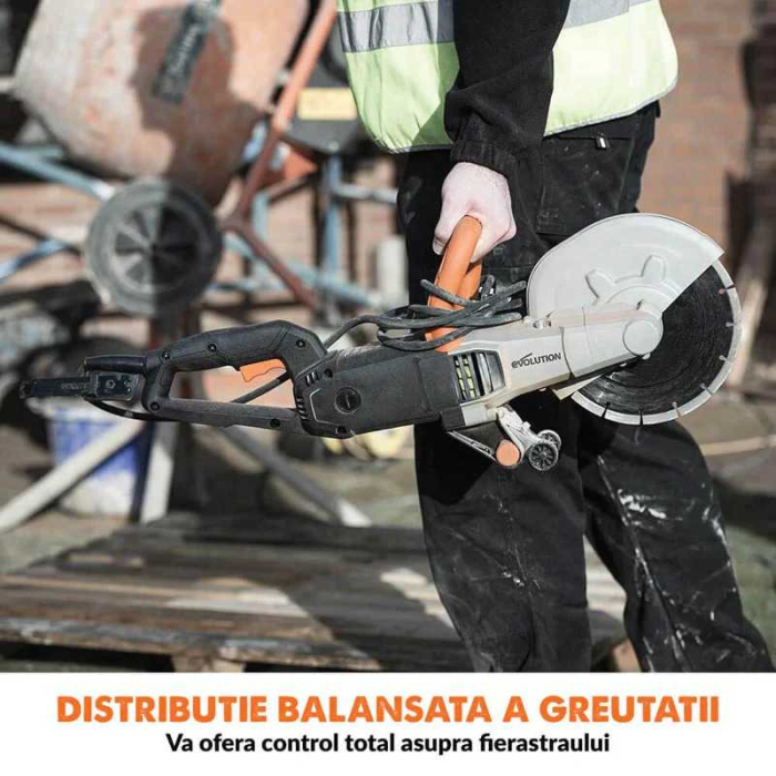 Masina de debitat asfalt si beton Evolution R230DCT, 2000 W, Ø230 mm [6]
