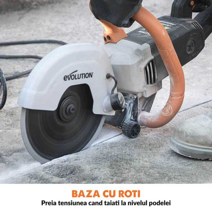 Masina de debitat asfalt si beton Evolution R230DCT, 2000 W, Ø230 mm [9]