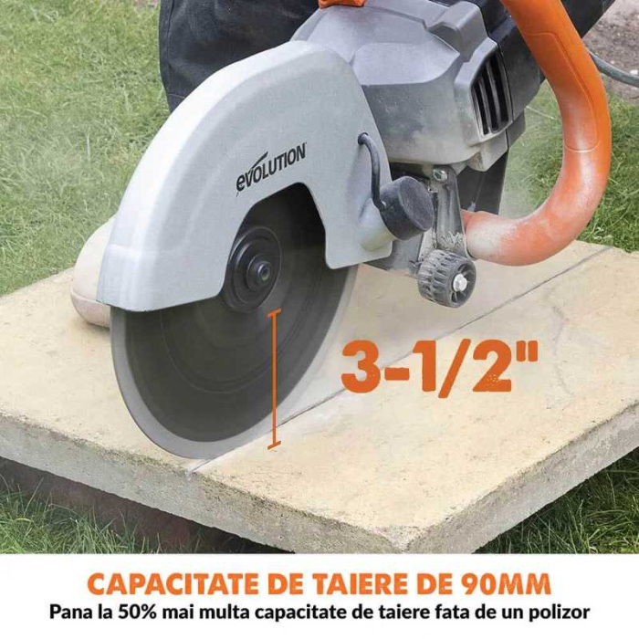 Masina de debitat asfalt si beton Evolution R230DCT, 2000 W, Ø230 mm [5]