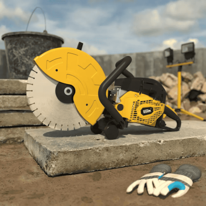 Masina de debitat beton cu motor in 2 timpi GBTS 350.1 Gude 55568, 3.9 Cp, Ø350 mm [11]