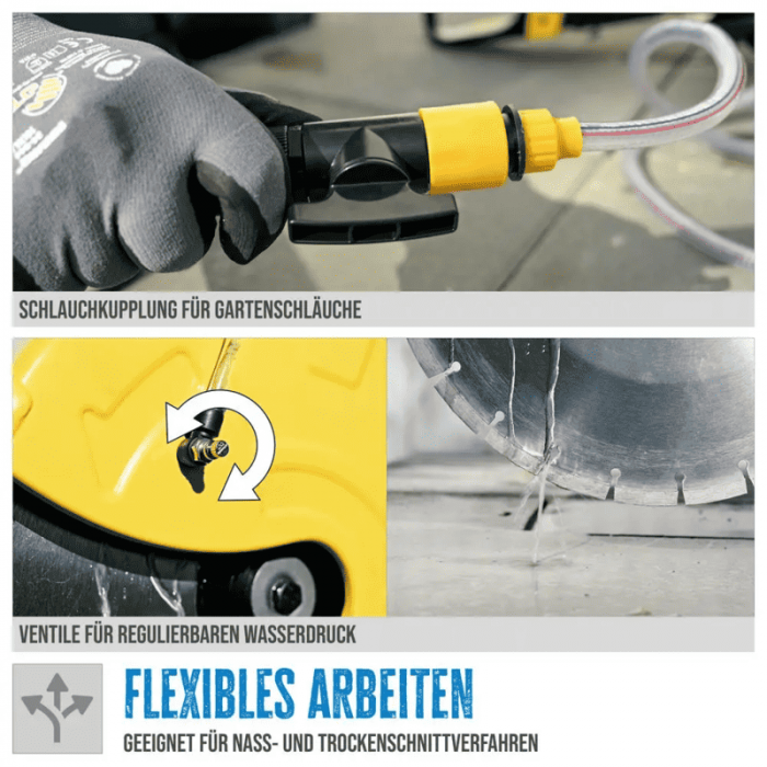 Masina de debitat beton cu motor in 2 timpi GBTS 350.1 Gude 55568, 3.9 Cp, Ø350 mm [10]