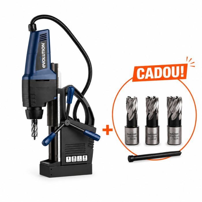 Masina de gaurit cu coloana cu stand magnetic EVOMAG42 Evolution 095-0004, 1200 W, O42 mm