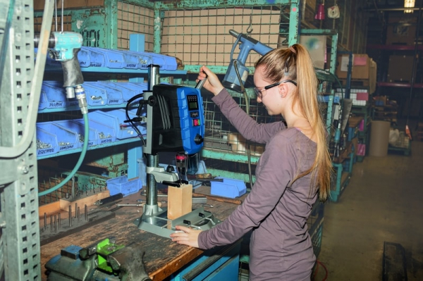 Masina de gaurit cu coloana de foraj DP60 Scheppach 5906821901, 900 W [4]