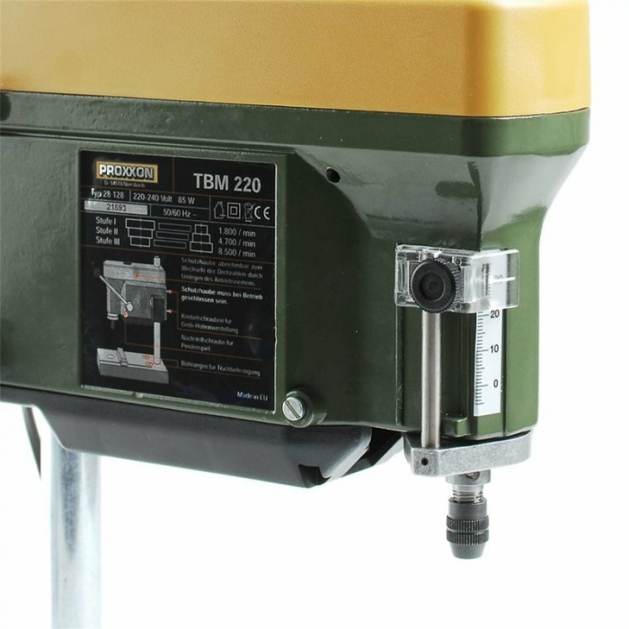 Masina de gaurit cu coloana de foraj TBM 220 Proxxon 28128, 85 W, 8500 rpm [7]