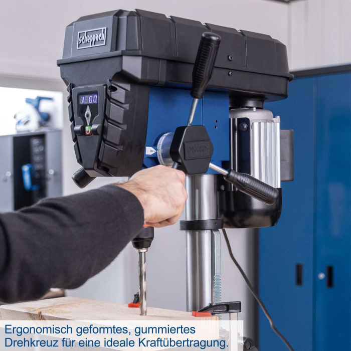 Masina de gaurit cu coloana de foraj TBM250 Vario Scheppach 5906834901, 600 W, Ø13 mm [5]