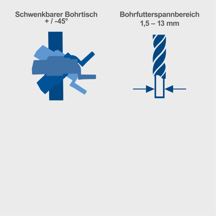 Masina de gaurit cu coloana de foraj TBM250 Vario Scheppach 5906834901, 600 W, Ø13 mm [12]