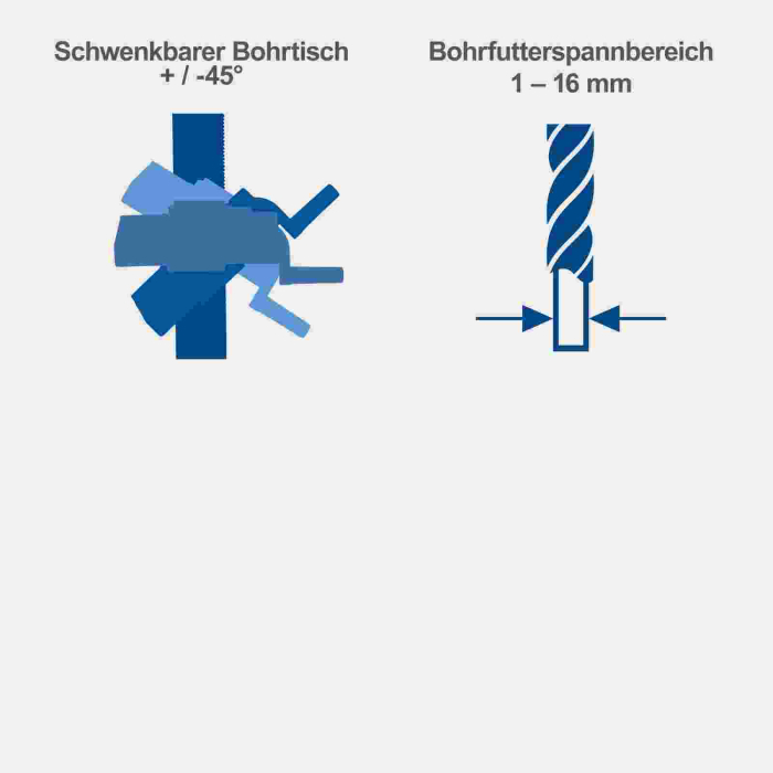Masina de gaurit cu coloana de foraj TBM300 Vario Scheppach 5906835901, 750 W, Ø16 mm [12]