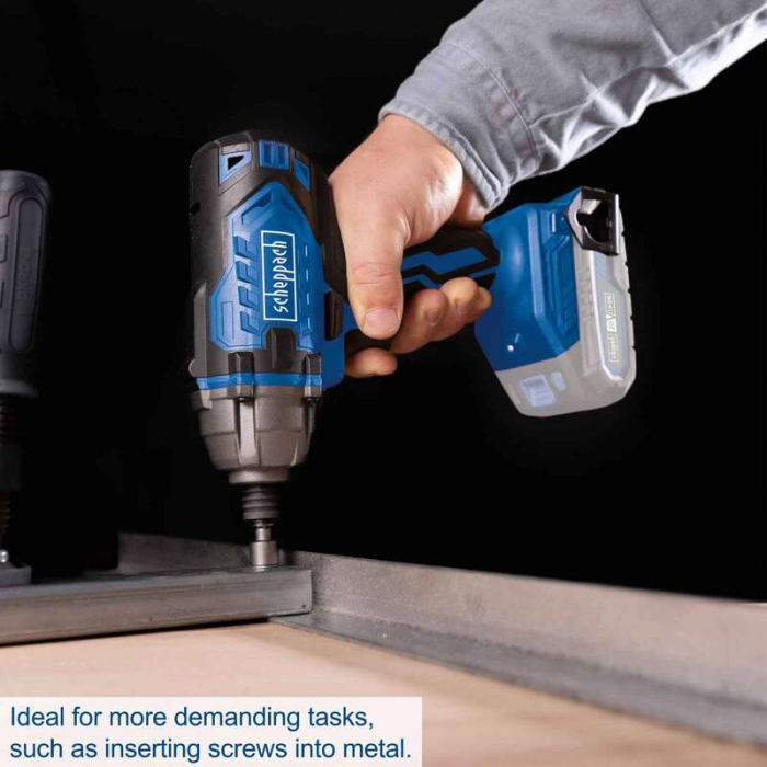Masina de gaurit si insurubat cu impact 1/4" fara acumulator C-ID180-X Scheppach 5909245900, 20 V, 180 Nm, 2800 rpm [3]