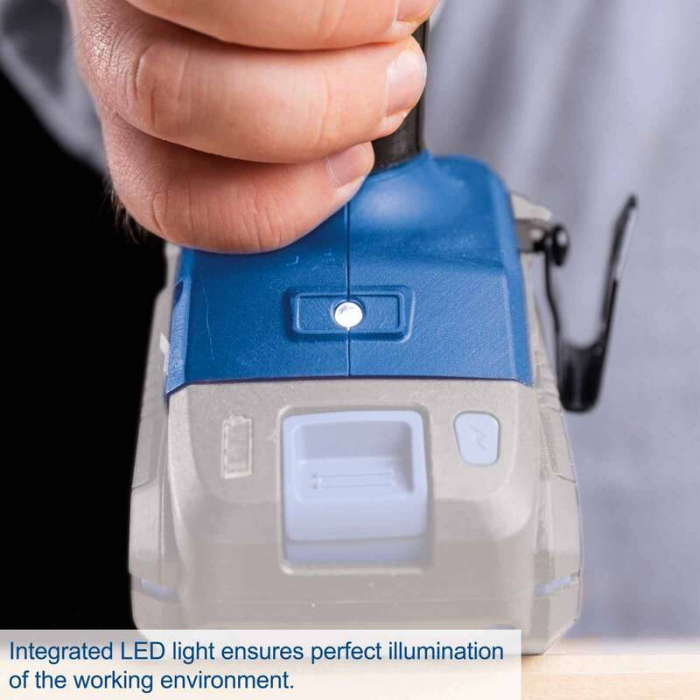 Masina de gaurit si insurubat cu impact 1/4" fara acumulator C-ID180-X Scheppach 5909245900, 20 V, 180 Nm, 2800 rpm [6]