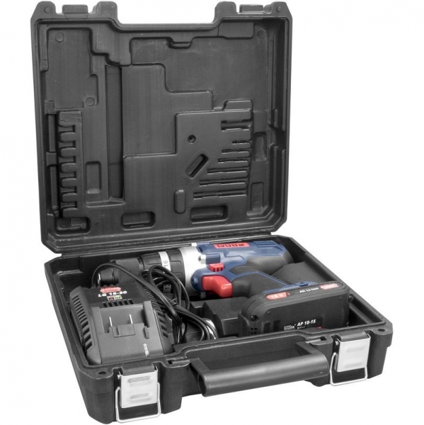 Masina de gaurit si insurubat de impact cu acumulator plus accesorii BSB 18-201-30K Gude 58504, 18 V, 2 Ah [6]