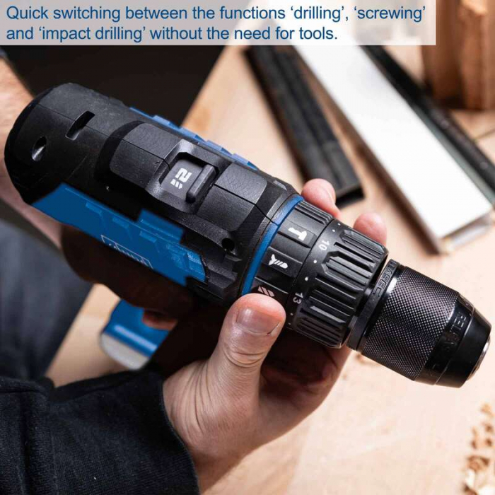 Masina de gaurit si insurubat fara acumulator C-CD45-X Scheppach 5909236900, 20 V [8]