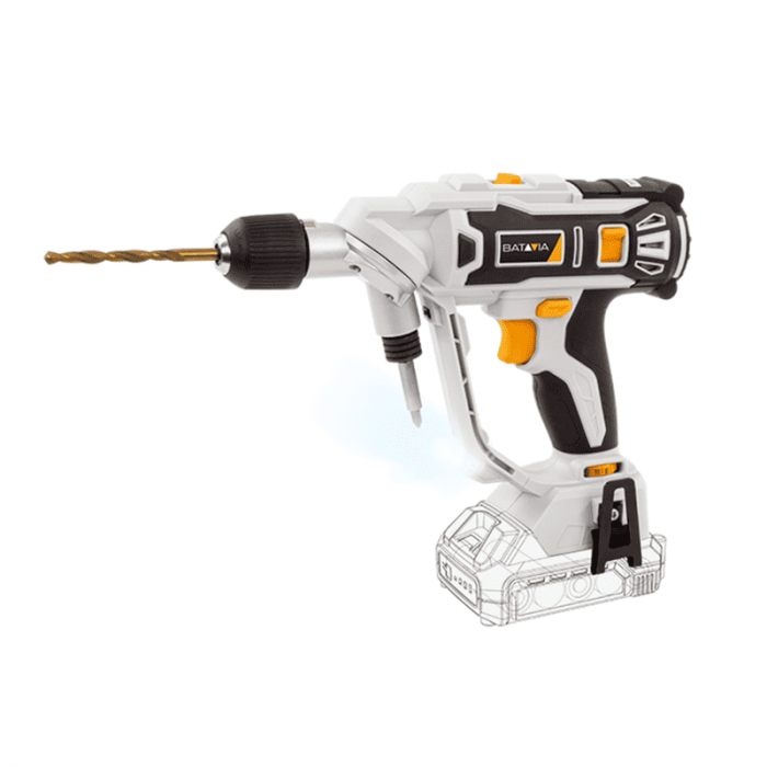 Masina de gaurit si insurubat fara acumulator Maxxpack Twin Batavia 7063778, 18 V, 400 rpm, 26 Nm [2]