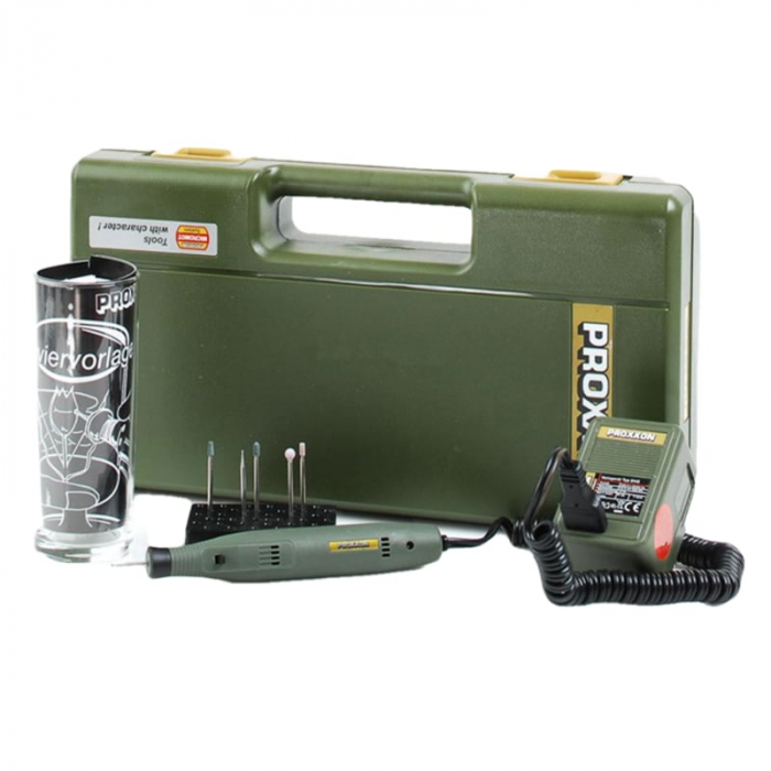 Masina de gravat sticla cu transformator Micromot GG 12 Proxxon 28635, 12 V, 20000 rpm [15]