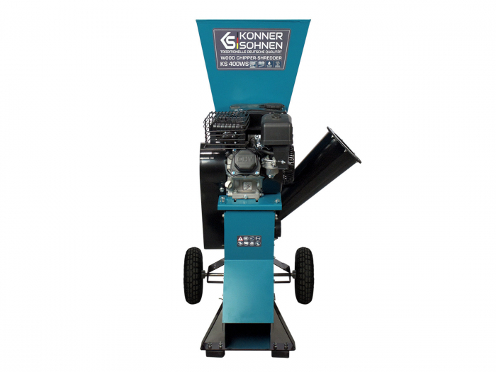 Mașină de mărunțit și tocat lemn KS 400WS, 6.5 cp, Ø10 cm [2]