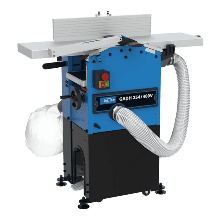 Masina de rindeluit si degrosat GADH 254 400V Gude 55059, 1800 W, 254 mm, 400 V