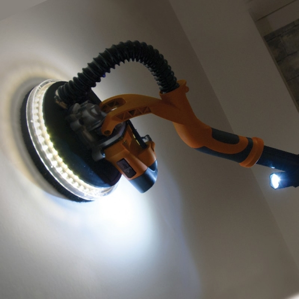 Masina de slefuit rotativa pentru gips carton cu LED integrat R225DWS Evolution 078-0003, 710 W, 1500 rpm [6]