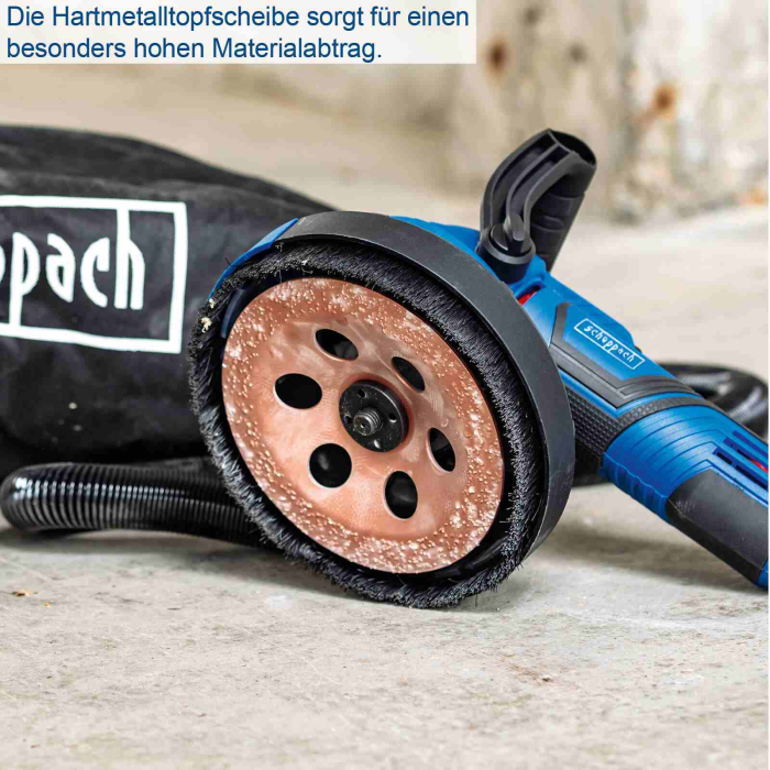 Masina de slefuit rotativa universala BFR1200 Scheppach 5903825901, 1050 W, 1900 rpm [3]