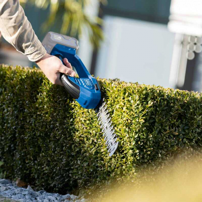Masina de taiat gard viu 2 in 1 fara acumulator C-HTGS200-X Scheppach 5912205900, 20 V [4]