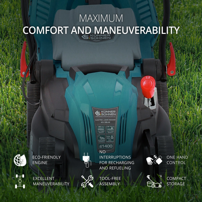 Mașină de tuns iarba electrică KS 38LM [3]
