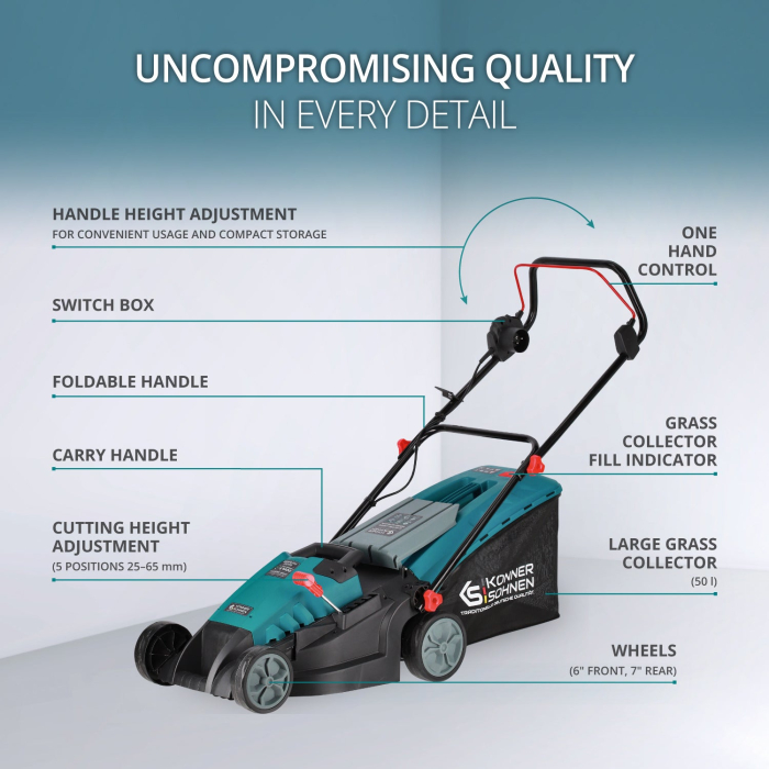 Mașină de tuns iarba electrică KS 38LM-BL [5]