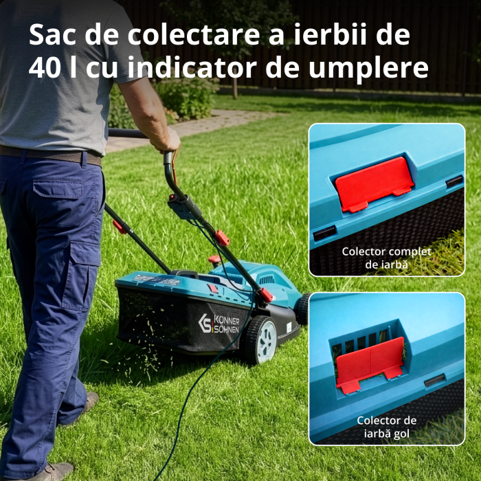 Mașină de tuns iarba electrică KS 38LM16 [5]