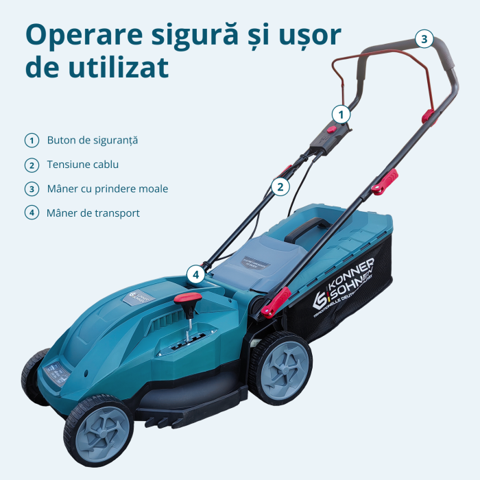 Mașină de tuns iarba electrică KS 38LM16 [7]