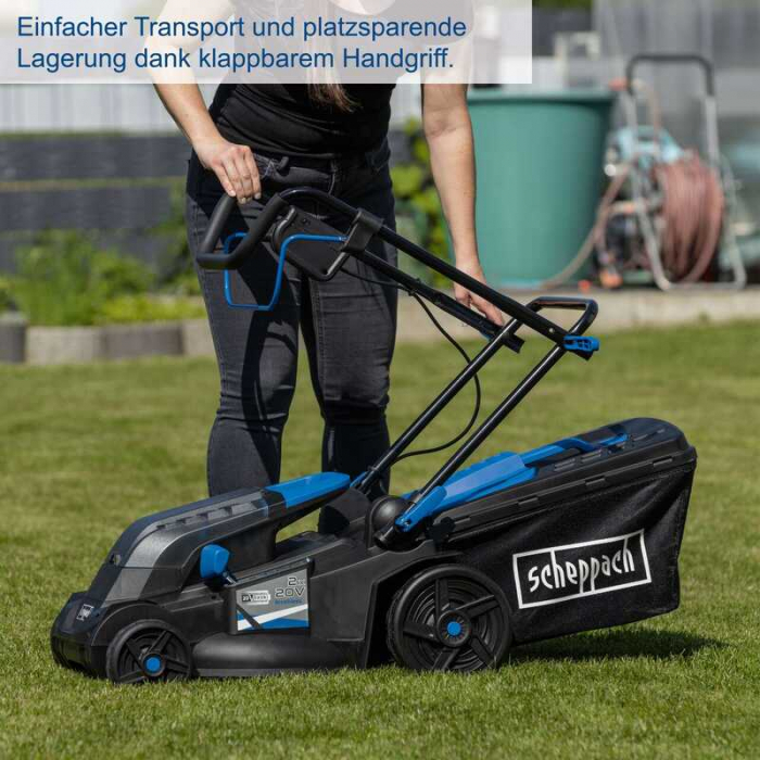 Masina de tuns iarba fara acumulator BC-MP380-X Scheppach 5911414900, 2x20 V, 380 mm [3]