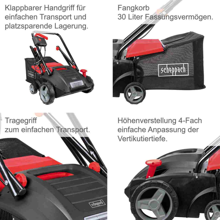 Masina de tuns iarba SC32 Scheppach 5912006901, 1500 W, 320 mm [3]