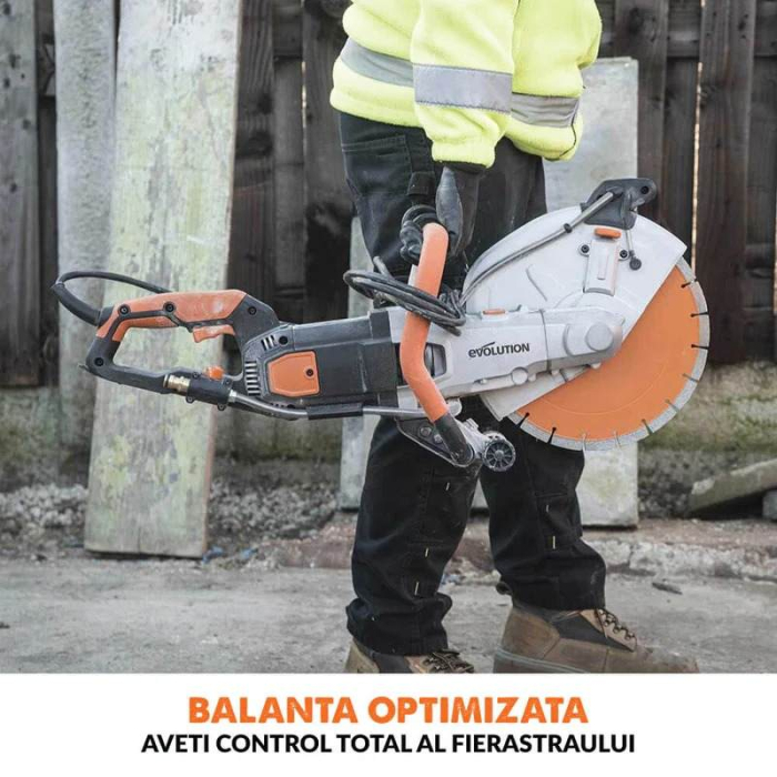 Masina electrica de debitat zidarie, beton si piatra naturala R300DCT+ Evolution 012-0003A, 2000 W, Ø300 mm [11]