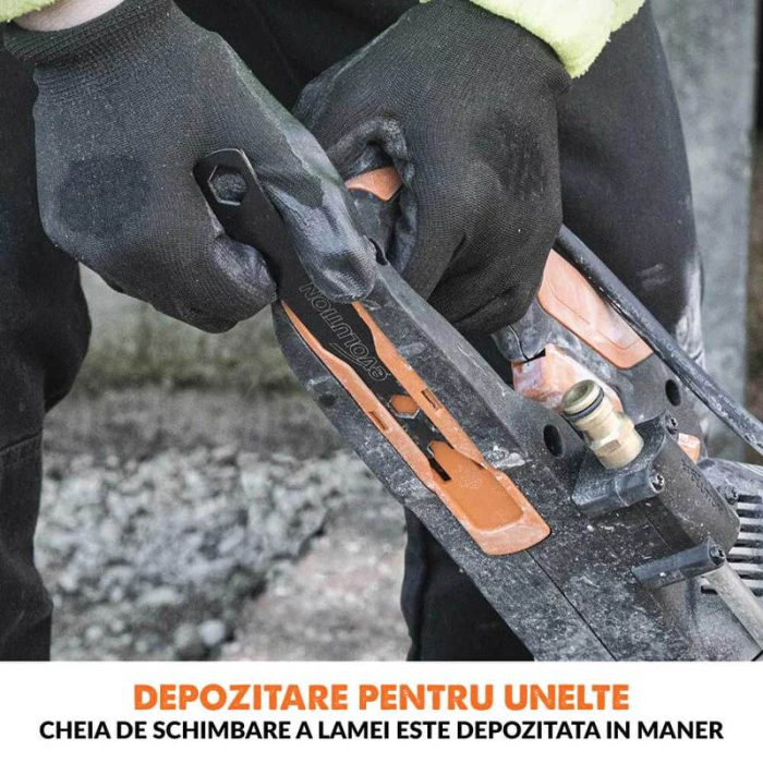 Masina electrica de debitat zidarie, beton si piatra naturala R300DCT+ Evolution 012-0003A, 2000 W, Ø300 mm [9]