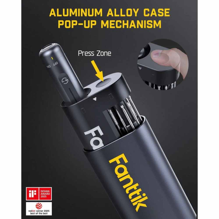 Masina pentru gaurit si frezat F2 Master Fanttik F2MASTER, 4 V, 25000 rpm [7]