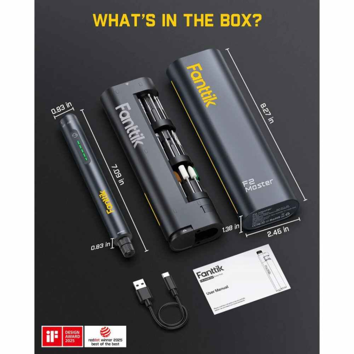 Masina pentru gaurit si frezat F2 Master Fanttik F2MASTER, 4 V, 25000 rpm [2]