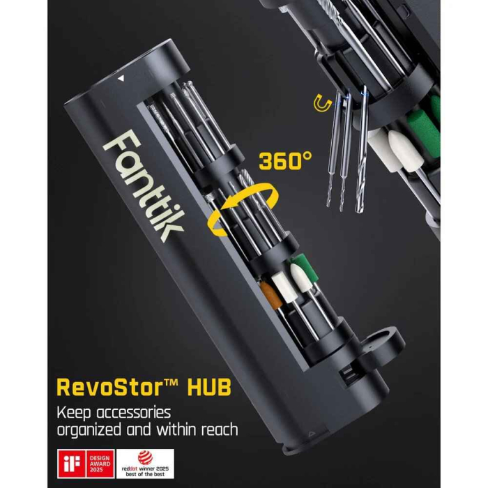 Masina pentru gaurit si frezat F2 Master Fanttik F2MASTER, 4 V, 25000 rpm [4]