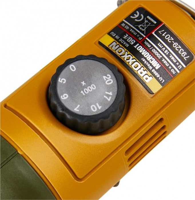 Masina pentru gaurit si frezat Micromot 60/E Proxxon 28510, 12 V, 20000 rpm [6]