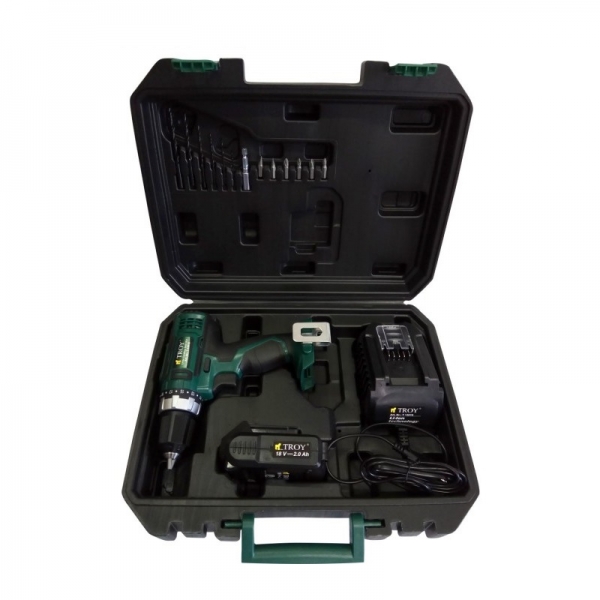 Masina de gaurit si insurubat Li-Ion Troy 13018, 18 V, 2 Ah [2]