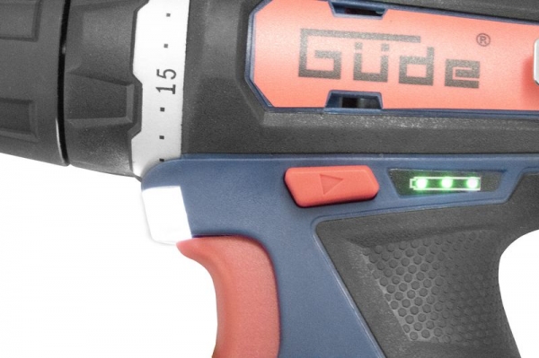 Masina de gaurit si insurubat cu doi acumulatori BS 12-201-20K Gude 58603, 2x12 V, 2 Ah [2]