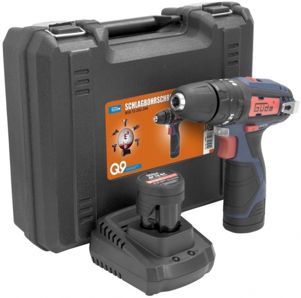 Masina de gaurit si insurubat de impact cu doi acumulatori BSB 12-201-20K 25 Gude 58606, 12 V, 2 Ah [7]