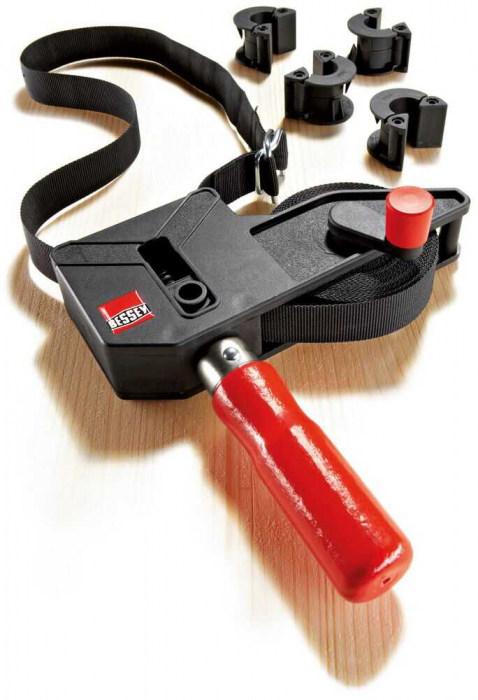 Menghina de colturi cu chinga pentru fixare si strangere rame Bessey BAN700, 7 m [2]