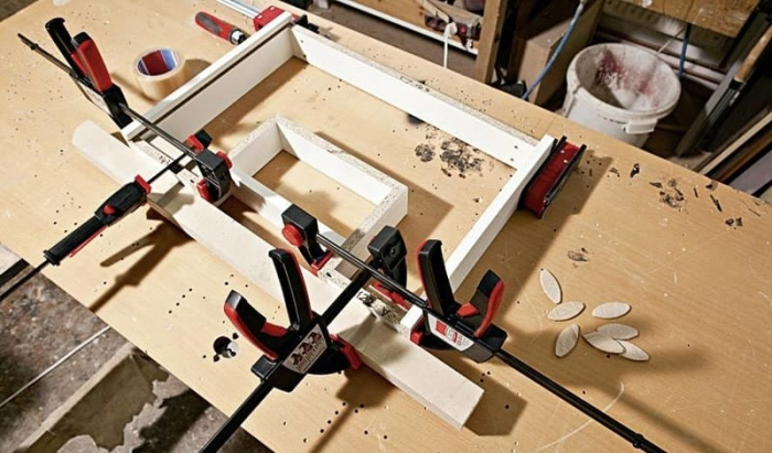 Menghina de tamplarie pentru strangere/departare Bessey EZS45-8, 80x450 mm [5]