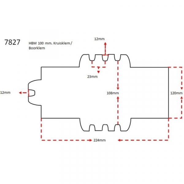 Menghina pentru masini unelte Toolland WCV100, 100 mm [4]