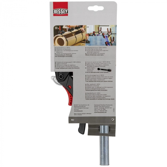 Menghina tip F cu parghie pentru lemn Bessey BESKLI16, 80x160 mm [3]