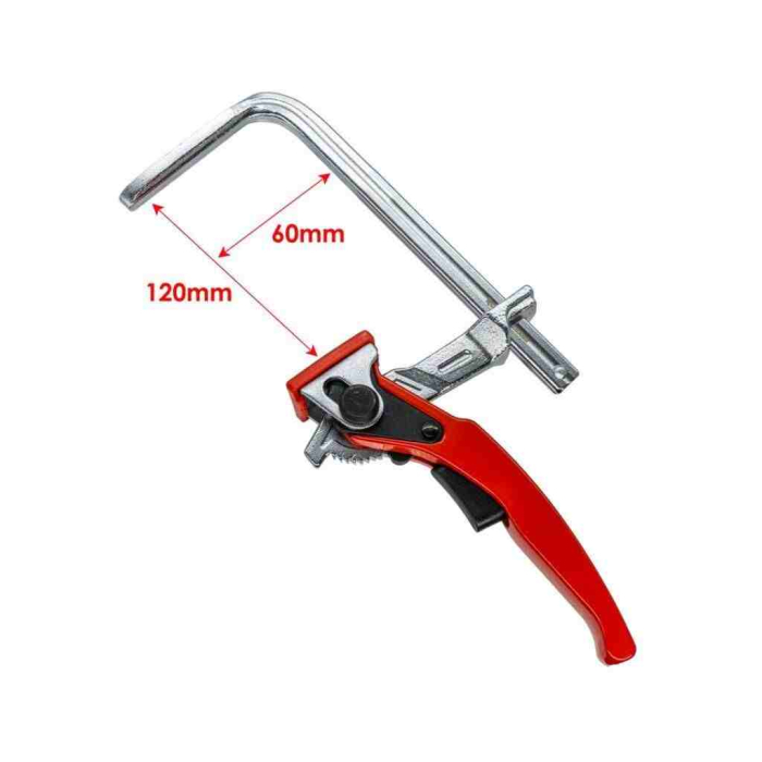 Menghina tip F cu parghie pentru lemn ROX Wood 153ROX0163, 60x120 mm [2]