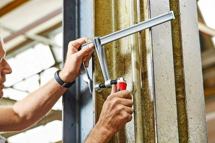 Menghina tip F pentru lemn cu maner pivotant Bessey GZ25KG, 120x250 mm  F [6]