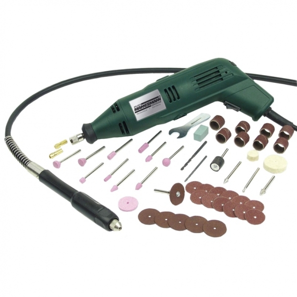 Set mini-polizor si accesorii Mannesmann 92577, 135 W, 50 piese [2]