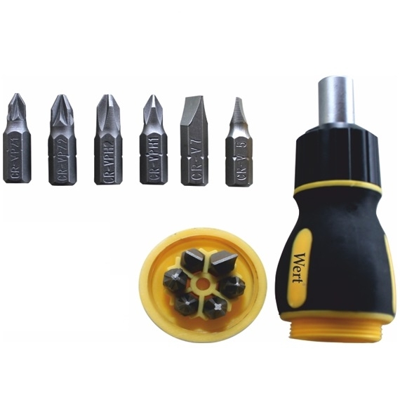 Set mini surubelnita si biti Wert 2203, 7 piese [2]