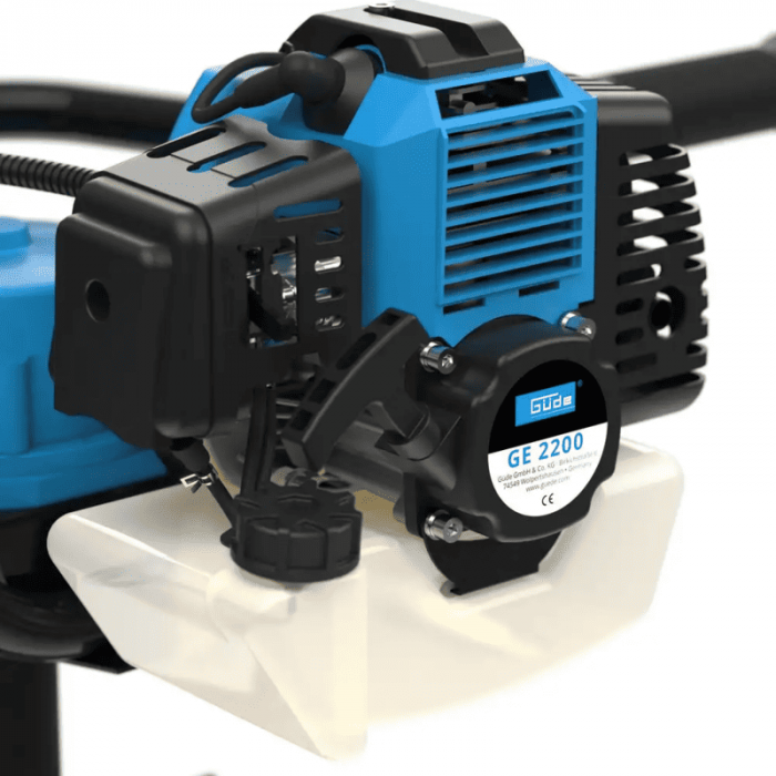 Motoburghiu cu 3 burghie GE 2200 Gude 94139, 3 Cp, Ø100-200 mm [4]