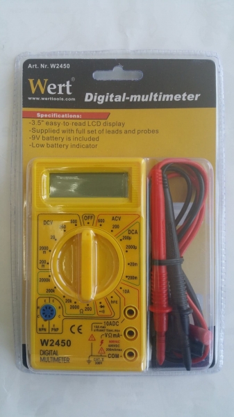 Multimetru digital Wert 2450, DC-AC, 500 V [2]