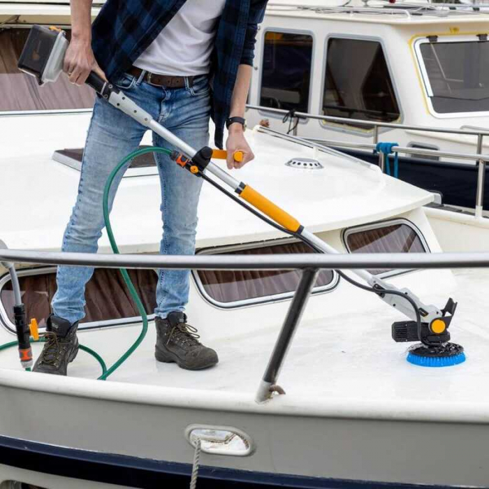 Perie telescopica fara acumulator pentru curatare suprafete Twin Brush Batavia 7064170, 18 V [9]